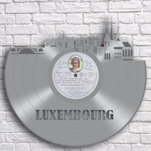 Wall Decor - Luxemburg Skyline, Europe Travel Memories, Cityscape, Vinyl Record Art,  Home Decor Idea,  Office Decoration, Luxemburg Gift - VinylShop.US