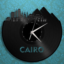 Cairo Skyline Vinyl Wall Clock - VinylShop.US