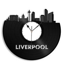Liverpool Skyline Vinyl Wall Clock - VinylShop.US