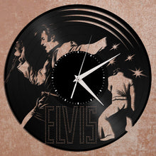 Elvis Clock - Elvis Presley Art Record Clock, Vinyl Record Clock, Unique Wall Clock, Large Wall Clock, Vinyl Clock, Elvis Gifts, - VinylShop.US