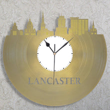 Lancaster Skyline Vinyl Wall Clock - VinylShop.US