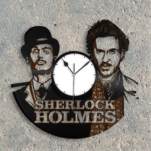 Sherlock Holmes Clock, Sherlock Gift, Repurposed Upcycled Vintage Record Clock, Wall Decor Idea, Unique Decorations, Vinyl Clock, Watson - VinylShop.US