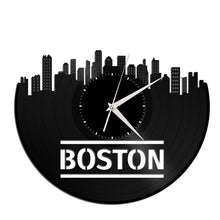 Boston Skyline Wall Clock - VinylShop.US