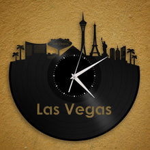 Las Vegas Skyline Vinyl Wall Clock - VinylShop.US