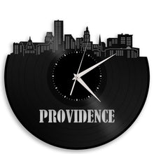 Vinyl Wall Clock -Providence Wall Clock, Cityscape Clock, Wall  Art Clock,  Unique Wall Clock,  Large Wall Clock, Vinyl Clock, Record Clock - VinylShop.US