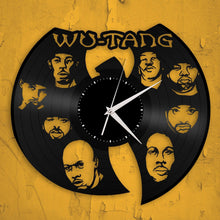 Wu Tang Clan Clock, Rappers Gift, DJ Gift, Rap Hip Hop Music Decor, Personalized Gift, Unique Gift, Bedroom Clock, Silent Quartz Clock - VinylShop.US