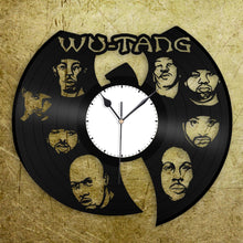 Wu Tang Clan Clock, Rappers Gift, DJ Gift, Rap Hip Hop Music Decor, Personalized Gift, Unique Gift, Bedroom Clock, Silent Quartz Clock - VinylShop.US
