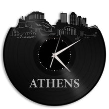 Athens Skyline Vinyl Wall Clock - VinylShop.US