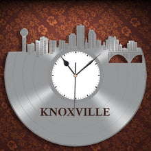 Knoxville Skyline Vinyl Wall Clock - VinylShop.US