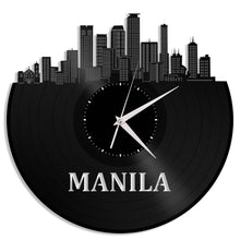 Manila Skyline Vinyl Wall Clock - VinylShop.US