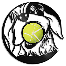 Dog Lover Gift, Dog Clock, Gift Idea for Dog Lovers, Dog Wall Art Decor, Animal Nursery Decor, Record Vinyl Art, Unique Wall Decoration - VinylShop.US