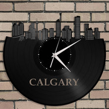 Calgary Alberta Skyline Wall Clock - VinylShop.US