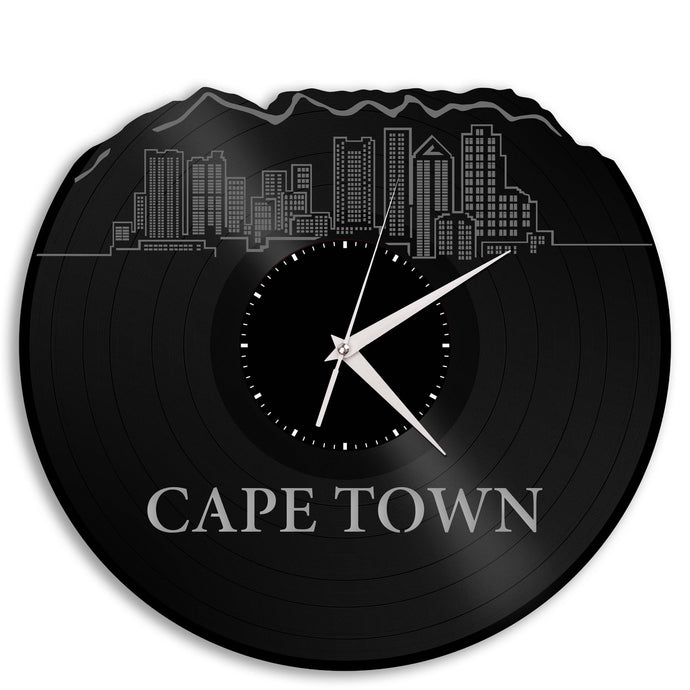 Cape Town Africa Skyline Wall Clock - VinylShop.US