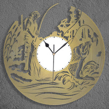 Fisherman Vinyl Wall Clock - VinylShop.US