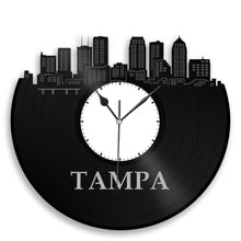 Tampa Skyline Vinyl Wall Clock - VinylShop.US