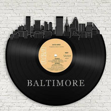 Baltimore Skyline Vinyl Wall Art - VinylShop.US