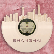 Eco Friendly Art, Shanghai Art, Shanghai Skyline, Chinese Home Decor, Eco Gift For Her, Chinese Birthday Gifts, Eco-Friendly Gifts, Eco Art - VinylShop.US