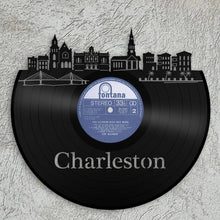 Charleston NC Skyline Wall Art - VinylShop.US
