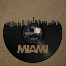 New Homeowners Miami Wall Decor, Miami Skyline, Long Distance Relationship Art, Miami Florida, Miami Wedding Free Shipping Code: FREESHIP - VinylShop.US