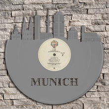Top Gifts For Dad Birthday, Record Art, Munich Skyline, Munich Germany Art, Best Gift For Coworker Birthday, Boyfriend Birthday Mom Birthday - VinylShop.US