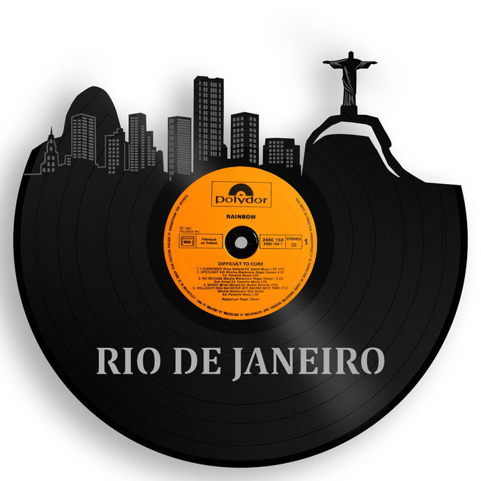 Rio De Janerio Skyline Vinyl Wall Art - VinylShop.US