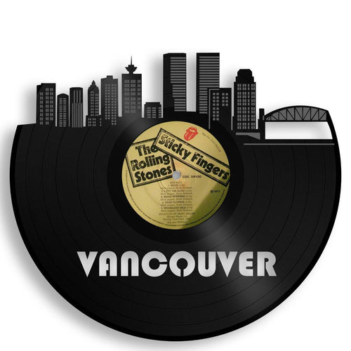 Vancouver Skyline Vinyl Wall Art - VinylShop.US
