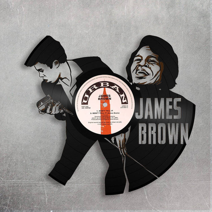 James Brown Vinyl Wall Art - VinylShop.US