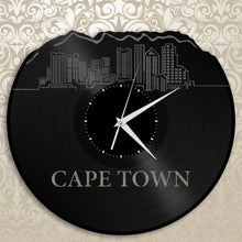 Cape Town Africa Skyline Wall Clock - VinylShop.US