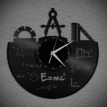 Science Gifts For Her, Gift For Engineer, Science Gift For Him, Repurposed Wall Clock, Cool Gifts For Student, Cool Gift For Men, Unique Art - VinylShop.US