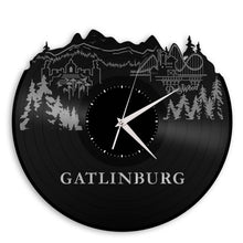 Gatlinburg Skyline Vinyl Wall Clock - VinylShop.US