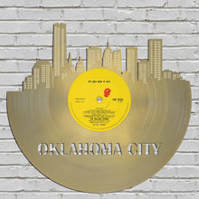 Unique Gift Idea For Bride, For Groomsmen, For Bridesmaids, For Wedding Day, For Couple, Wedding City Skyline Art, Oklahoma City Art - VinylShop.US