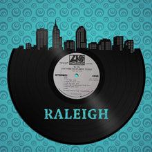 Unique Art For Couple, For Best Friend, For Anniversary, For Mom, For Dad, Creative Wedding Art, Raleigh Skyline Art, North Carolina State - VinylShop.US