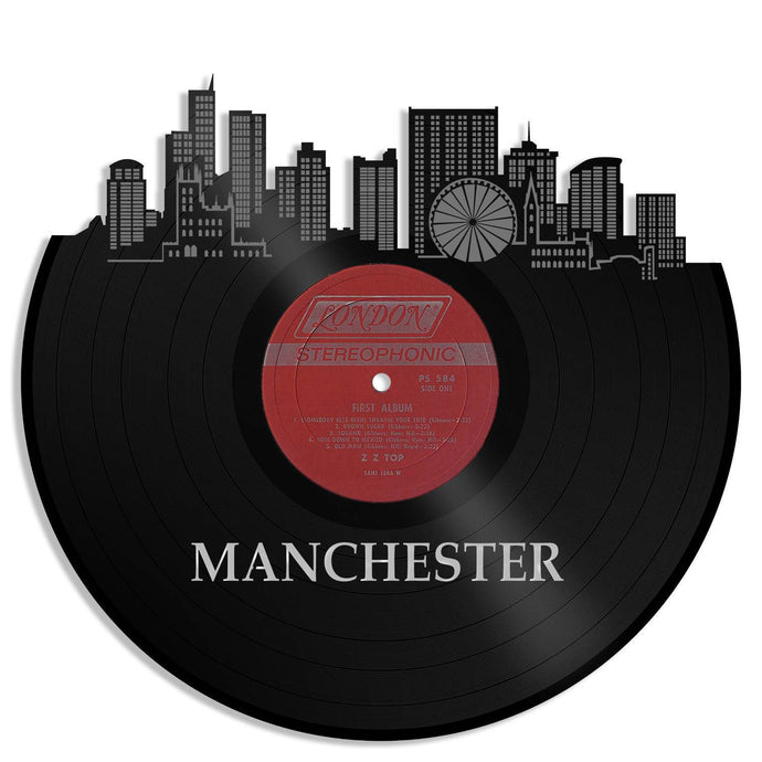 Manchester Skyline Vinyl Wall Art - VinylShop.US