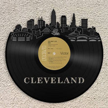 Cleveland Skyline Vinyl Wall Art Updated - VinylShop.US
