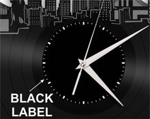 Vinyl Record Clock - Spokane Wall Clock, Cityscape Clock, Vinyl Record Clock,Unique Wall Clock,  Large Wall Clock, Vinyl Clock, Record Clock - VinylShop.US
