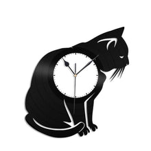 Cat Vinyl Wall Clock - VinylShop.US