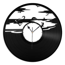 Kitesurfing Vinyl Wall Clock