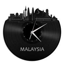 Malaysia skyline Vinyl Wall Clock - VinylShop.US