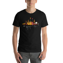 Chicago Skyline Vintage Music Instrument T-Shirt