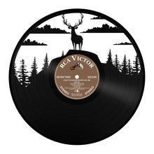 Elk on Mountain Vinyl Wall Art