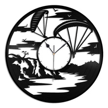 Paraglider Vinyl Wall Clock