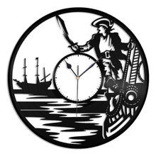 Pirates Vinyl Wall Clock
