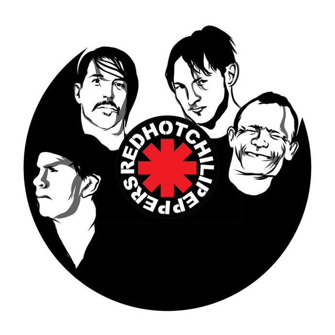 Red Hot Chili Peppers Vinyl Wall Art - VinylShop.US