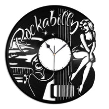 Rockabilly Vinyl Wall Clock
