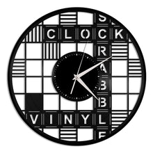 Scrabble Vinyl Wall Clock