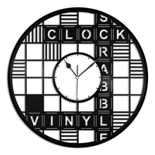 Scrabble Vinyl Wall Clock