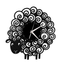 Sheep Vinyl Wall Clock