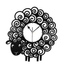 Sheep Vinyl Wall Clock