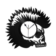 Skull Punk Vinyl Wall Clock - VinylShop.US