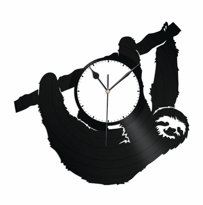 Sloth Vinyl Wall Clock